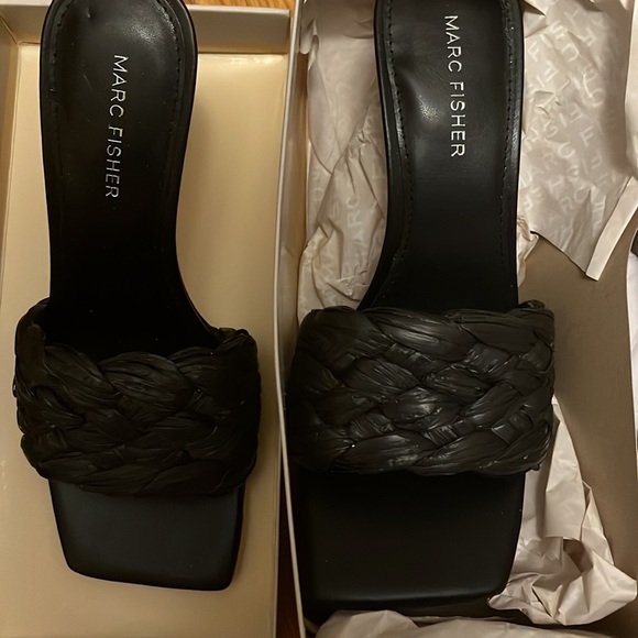 Marc fisher braided heeled sandals - Picture 8 of 10
